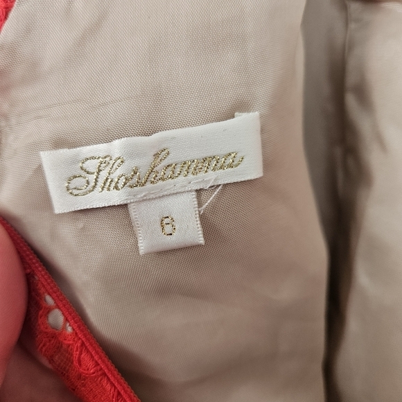 Shoshanna Floral Lace Dress Red Size 6 - Picture 9 of 9